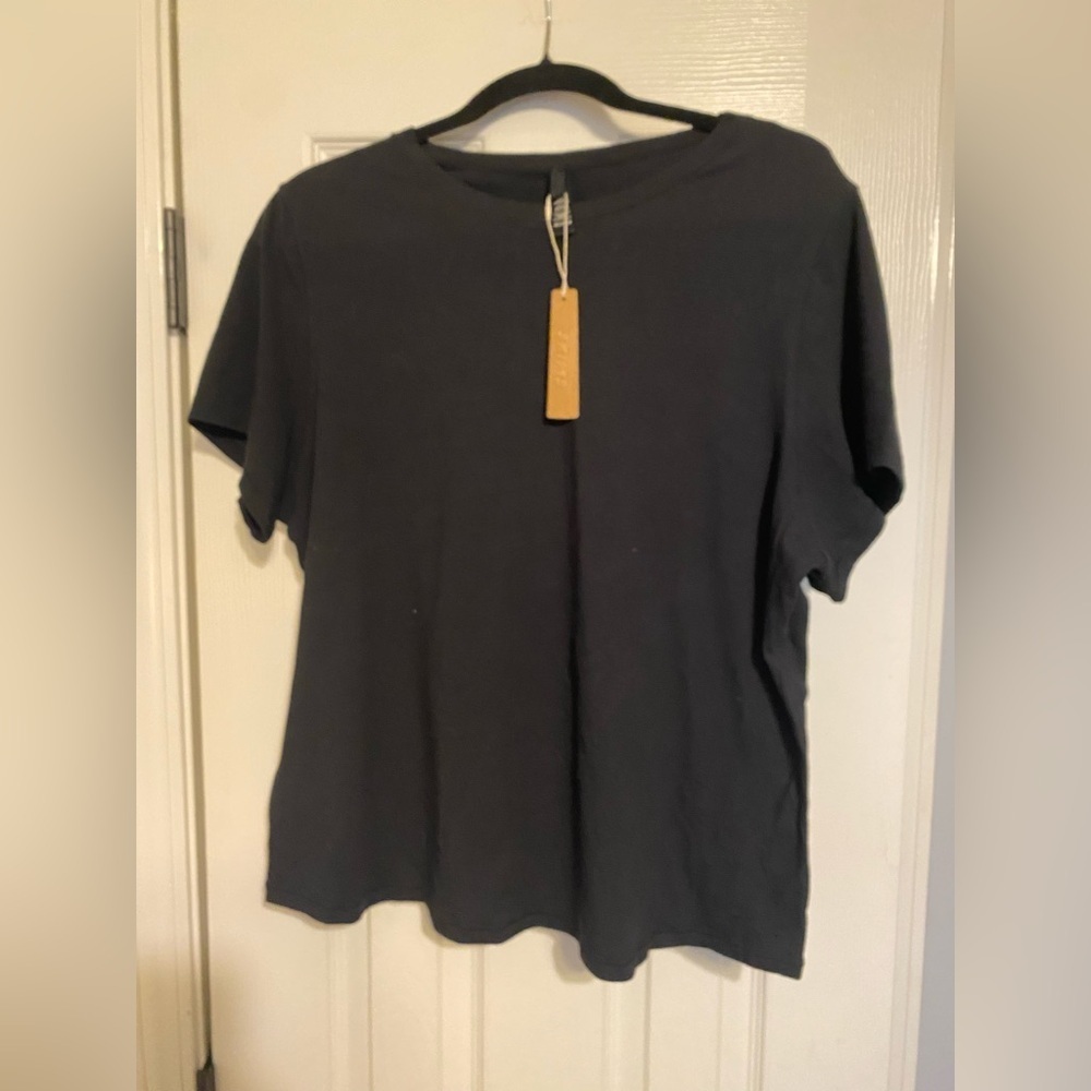 SKIMS Cotton Jersey T-Shirt - Soot